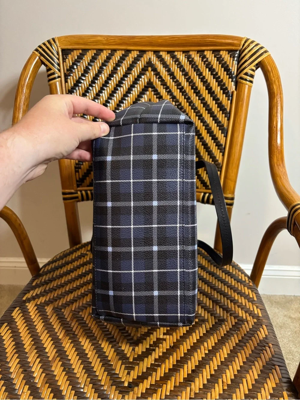Kate Spade New York Hawthorne Lane Plaid Ryan Tote Bag Purse